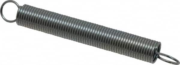 Gardner Spring - 0.437" OD, 8.02 Lb Max Load, 6.85" Max Ext Len, 0.0475" Wire Diam Spring - 2.06 Lb/In Rating - Americas Industrial Supply