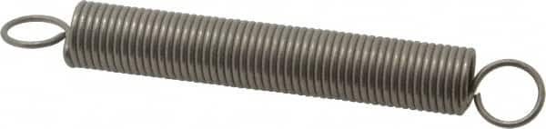 Gardner Spring - 0.437" OD, 8.5 Lb Max Load, 7.1" Max Ext Len, 0.0475" Wire Diam Spring - 1.91 Lb/In Rating - Americas Industrial Supply