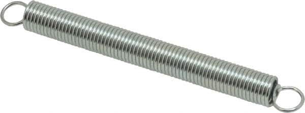 Gardner Spring - 0.38" OD, 12.55 Lb Max Load, 8.1" Max Ext Len, 0.0475" Wire Diam Spring - 2.93 Lb/In Rating - Americas Industrial Supply
