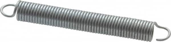 Gardner Spring - 1/8" OD, 1.6 Lb Max Load, 1.93" Max Ext Len, 0.016" Wire Diam Spring - 1.5 Lb/In Rating, 1" Free Length - Americas Industrial Supply