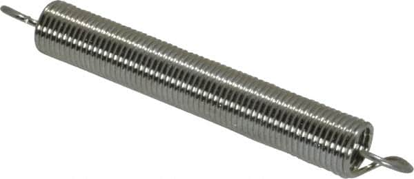 Gardner Spring - 1/4" OD, 3.1 Lb Max Load, 4.7" Max Ext Len, 0.026" Wire Diam Spring - 1 Lb/In Rating, 2" Free Length - Americas Industrial Supply