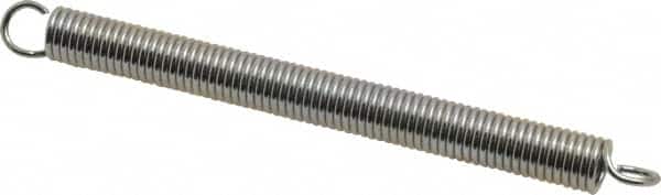 Gardner Spring - 3/8" OD, 17.5 Lb Max Load, 7.13" Max Ext Len, 0.055" Wire Diam Spring - 5.9 Lb/In Rating, 4-1/2" Free Length - Americas Industrial Supply
