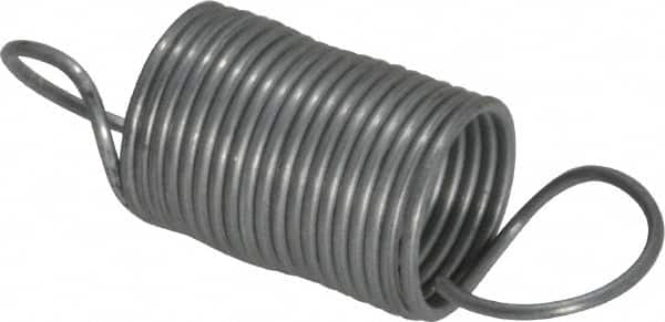 Gardner Spring - 1/2" OD, 4.3 Lb Max Load, 3.79" Max Ext Len, 0.037" Wire Diam Spring - 1.7 Lb/In Rating, 1-1/2" Free Length - Americas Industrial Supply