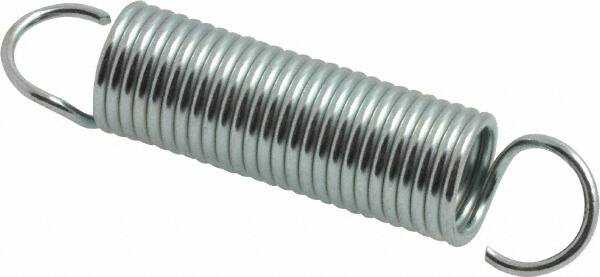 Gardner Spring - 1/2" OD, 13.2 Lb Max Load, 4.2" Max Ext Len, 0.055" Wire Diam Spring - 6.1 Lb/In Rating, 2-1/4" Free Length - Americas Industrial Supply