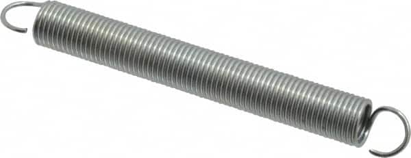 Gardner Spring - 1/2" OD, 13.2 Lb Max Load, 9.67" Max Ext Len, 0.055" Wire Diam Spring - 2.3 Lb/In Rating, 4-1/2" Free Length - Americas Industrial Supply