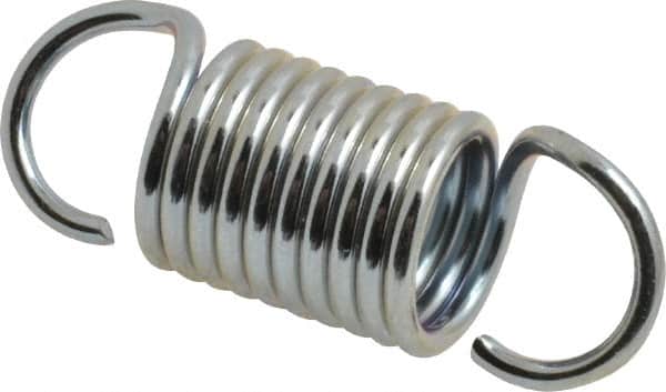 Gardner Spring - 1/2" OD, 19 Lb Max Load, 1.92" Max Ext Len, 0.063" Wire Diam Spring - 31.4 Lb/In Rating, 1-3/8" Free Length - Americas Industrial Supply