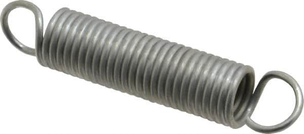 Gardner Spring - 1/2" OD, 19 Lb Max Load, 4.09" Max Ext Len, 0.063" Wire Diam Spring - 10.7 Lb/In Rating, 2-1/2" Free Length - Americas Industrial Supply