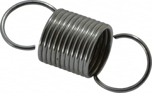 Gardner Spring - 3/4" OD, 12.8 Lb Max Load, 3.76" Max Ext Len, 0.063" Wire Diam Spring - 6.6 Lb/In Rating, 2" Free Length - Americas Industrial Supply