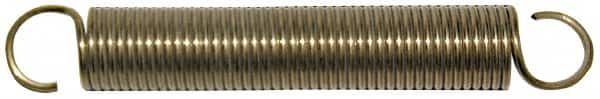 Gardner Spring - 3/4" OD, 18 Lb Max Load, 3.14" Max Ext Len, 0.075" Wire Diam Spring - 14.09 Lb/In Rating, 2" Free Length - Americas Industrial Supply