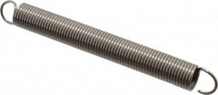 Gardner Spring - 1/2" OD, 11.48 Lb Max Load, 9.59" Max Ext Len, 0.055" Wire Diam Spring - 2 Lb/In Rating, 4-1/2" Free Length - Americas Industrial Supply