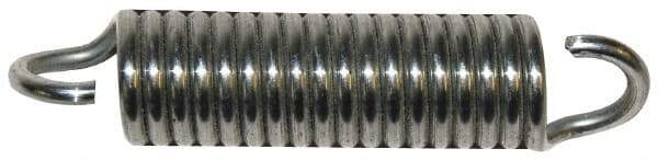 Gardner Spring - 23/32" OD, 31.02 Lb Max Load, 1.9" Max Ext Len, 0.1055" Wire Diam Spring - 125.69 Lb/In Rating - Americas Industrial Supply
