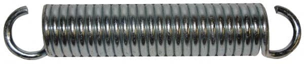 Gardner Spring - 1-3/8" OD, 178.44 Lb Max Load, 8.61" Max Ext Len, 0.207" Wire Diam Spring - 73.56 Lb/In Rating - Americas Industrial Supply