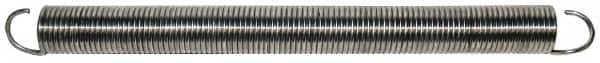 Gardner Spring - 1" OD, 12.45 Lb Max Load, 16-1/2" Max Ext Len, 0.1055" Wire Diam Spring - 2.5 Lb/In Rating - Americas Industrial Supply