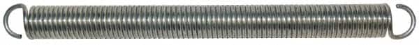 Gardner Spring - 3/4" OD, 19.11 Lb Max Load, 11.2" Max Ext Len, 0.1055" Wire Diam Spring - 7.55 Lb/In Rating - Americas Industrial Supply
