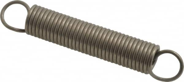 Gardner Spring - 1/2" OD, 5.1" Max Ext Len, 0.063" Wire Diam Spring - 7.0389 Lb/In Rating, 1.4773 Lb Init Tension - Americas Industrial Supply