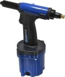 RivetKing - Up to 3/16" Capacity, Air Riveting Hammer - 5/8" Long Stroke, 1/4" Inlet - Americas Industrial Supply