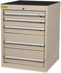 Value Collection - 5 Drawer, Cabinet Only - Tan, 24" Wide x 32" High - Americas Industrial Supply