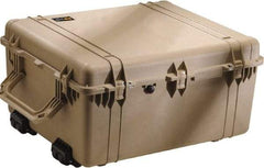 Pelican Products, Inc. - 28-13/32" Wide x 17-21/32" High, Shipping/Travel Case - Tan, Polypropylene - Americas Industrial Supply