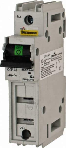 Cooper Bussmann - 1 Phase, 125VDC & 600VAC, 1 Pole, Open Fused Cam & Disconnect Switch - 1 Wire - Americas Industrial Supply