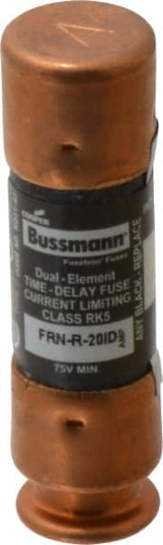 Cooper Bussmann - 125 VDC, 250 VAC, 20 Amp, Time Delay General Purpose Fuse - Fuse Holder Mount, 50.8mm OAL, 20 at DC, 200 (RMS) kA Rating, 14.3mm Diam - Americas Industrial Supply