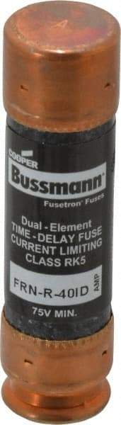 Cooper Bussmann - 125 VDC, 250 VAC, 40 Amp, Time Delay General Purpose Fuse - Fuse Holder Mount, 76.2mm OAL, 20 at DC, 200 (RMS) kA Rating, 20.6mm Diam - Americas Industrial Supply