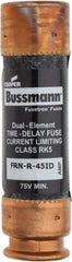 Cooper Bussmann - 125 VDC, 250 VAC, 45 Amp, Time Delay General Purpose Fuse - Fuse Holder Mount, 76.2mm OAL, 20 at DC, 200 (RMS) kA Rating, 20.6mm Diam - Americas Industrial Supply