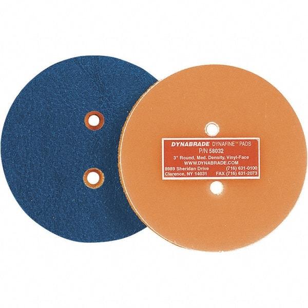 Dynabrade - 3" Diam Disc Backing Nonvacuum Replacement Pad - Medium Density, 12,000 RPM - Americas Industrial Supply