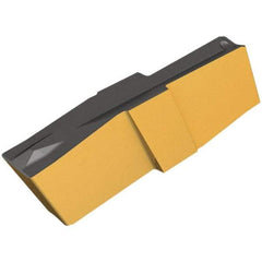 Iscar - 287020GIP Grade IC808, 2.87mm Cutting Width Carbide Grooving Insert - 13mm Max Depth of Cut, Neutral, 0.2mm Corner Radius, TiAlN Finish - Americas Industrial Supply