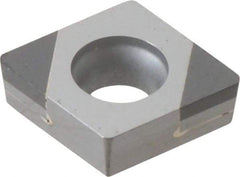 Seco - CCGW21.51 L1-B Grade CBN200 PCBN Turning Insert - Uncoated, 80° Diamond, 1/4" Inscr Circle, 3/32" Thick, 1/64" Corner Radius - Americas Industrial Supply