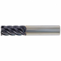 Kennametal - 1/2" Diam, 2" Length of Cut, 1/2" Shank Diam, 4" OAL, 4 Flute Solid Carbide Square End Mill - Americas Industrial Supply