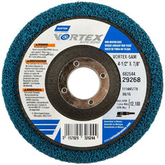 Norton - 4-1/2" Diam, Medium Grade, Aluminum Oxide Deburring Disc - Americas Industrial Supply