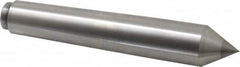 Riten - 1.078" Head Diam, Carbide-Tipped Steel Standard Point Solid Dead Center - B&S 9 Brown & Sharpe Taper, 1.078" Point Diam, 2" Point Length, 6-1/2" OAL - Americas Industrial Supply