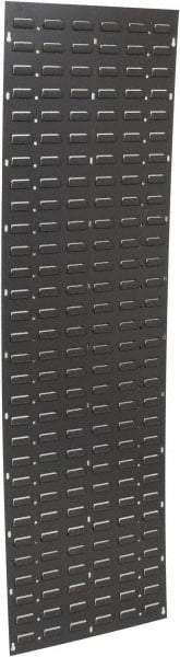 Quantum Storage - 18" Wide x 61" High, Gray Louvered Bin Panel - Use with Quantum Storage Systems - ALL QUS Bins - Americas Industrial Supply