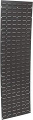 Quantum Storage - 18" Wide x 61" High, Gray Louvered Bin Panel - Use with Quantum Storage Systems - ALL QUS Bins - Americas Industrial Supply