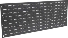Quantum Storage - 48" Wide x 19" High, Gray Louvered Bin Panel - Use with Quantum Storage Systems - ALL QUS Bins - Americas Industrial Supply