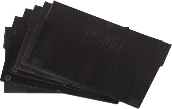 Quantum Storage - 8.4" Wide x 4-1/2" High, Black Bin Divider - Use with Quantum Storage Systems - QSB207, 208, 214 - Americas Industrial Supply