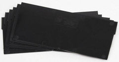 Quantum Storage - 11.1" Wide x 4-1/2" High, Black Bin Divider - Use with Quantum Storage Systems - QSB209, 210, 216 - Americas Industrial Supply
