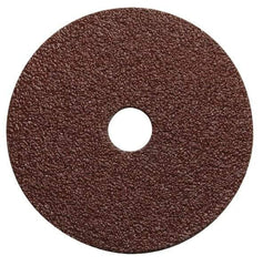 Value Collection - 7" Diam 7/8" Hole 50 Grit Fiber Disc - Coarse Grade, Ceramic, 10,000 Max RPM - Americas Industrial Supply