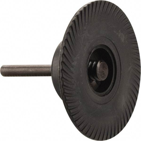 Made in USA - 3" Diam Quick-Change Type S Disc Backing Pad - 1/4" Shank Diam, Medium Density, 20,000 RPM - Americas Industrial Supply