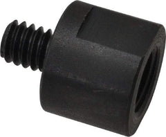 Made in USA - 3/8" Max Diam, Abrasive Disc Adapter - 1/4-20, 3/8-24 - Americas Industrial Supply
