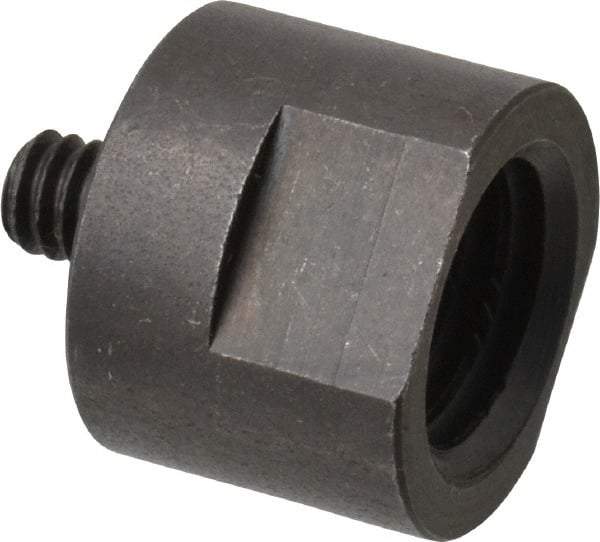 Made in USA - 5/8" Max Diam, Abrasive Disc Adapter - 1/4-20, 5/8-11 - Americas Industrial Supply