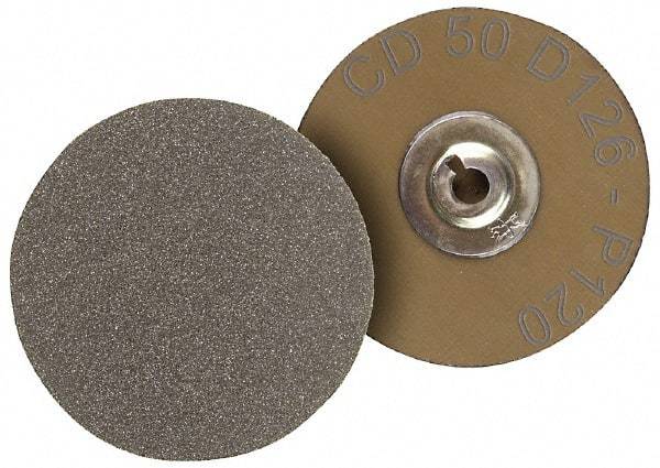 PFERD - 1" Disc Diam, 60 Grit, Diamond Quick Change Disc - Type R Attaching System, Coated, Brown, Coarse Grade, 15,500 RPM, D251 Series - Americas Industrial Supply
