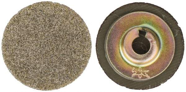 PFERD - 1" Disc Diam, 60 Grit, Diamond Quick Change Disc - Type S Attaching System, Coated, Brown, Coarse Grade, 15,500 RPM, D251 Series - Americas Industrial Supply