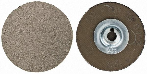 PFERD - 1-1/2" Disc Diam, 120 Grit, Diamond Quick Change Disc - Type S Attaching System, Coated, Brown, Medium Grade, 12,500 RPM, D126 Series - Americas Industrial Supply
