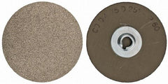 PFERD - 3" Disc Diam, 60 Grit, Diamond Quick Change Disc - Type S Attaching System, Coated, Brown, Coarse Grade, 6,300 RPM, D251 Series - Americas Industrial Supply