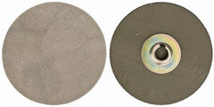 PFERD - 3" Disc Diam, 220 Grit, Diamond Quick Change Disc - Type S Attaching System, Coated, Brown, Fine Grade, 6,300 RPM, D76 Series - Americas Industrial Supply