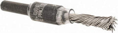 PFERD - 1/4" Brush Diam, Knotted, End Brush - 1/4" Diam Shank, 20,000 Max RPM - Americas Industrial Supply