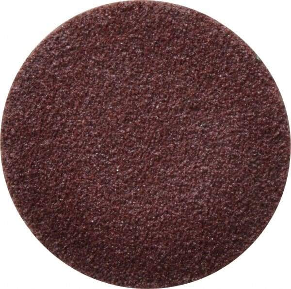 Tru-Maxx - 2" Disc Diam, 60 Grit, Aluminum Oxide Quick Change Disc - Type S Attaching System, Coated, Maroon, Medium Grade - Americas Industrial Supply