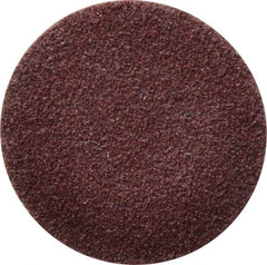 Tru-Maxx - 2" Disc Diam, 60 Grit, Aluminum Oxide Quick Change Disc - Type S Attaching System, Coated, Maroon, Medium Grade - Americas Industrial Supply