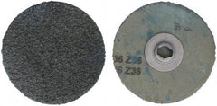 Tru-Maxx - 3" Disc Diam, 36 Grit, Zirconia Alumina Quick Change Disc - Type S Attaching System, Coated, Blue, Coarse Grade - Americas Industrial Supply